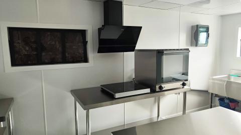 cuisine en plaque PVC alimentaire